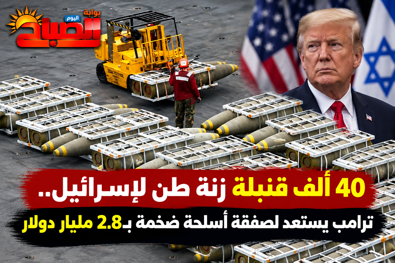 من 1800 قنبلة أوقفها بايدن إلى 40 ألفًا مع ترامب.. صفقة تسليح ضخمة لإسرائيل